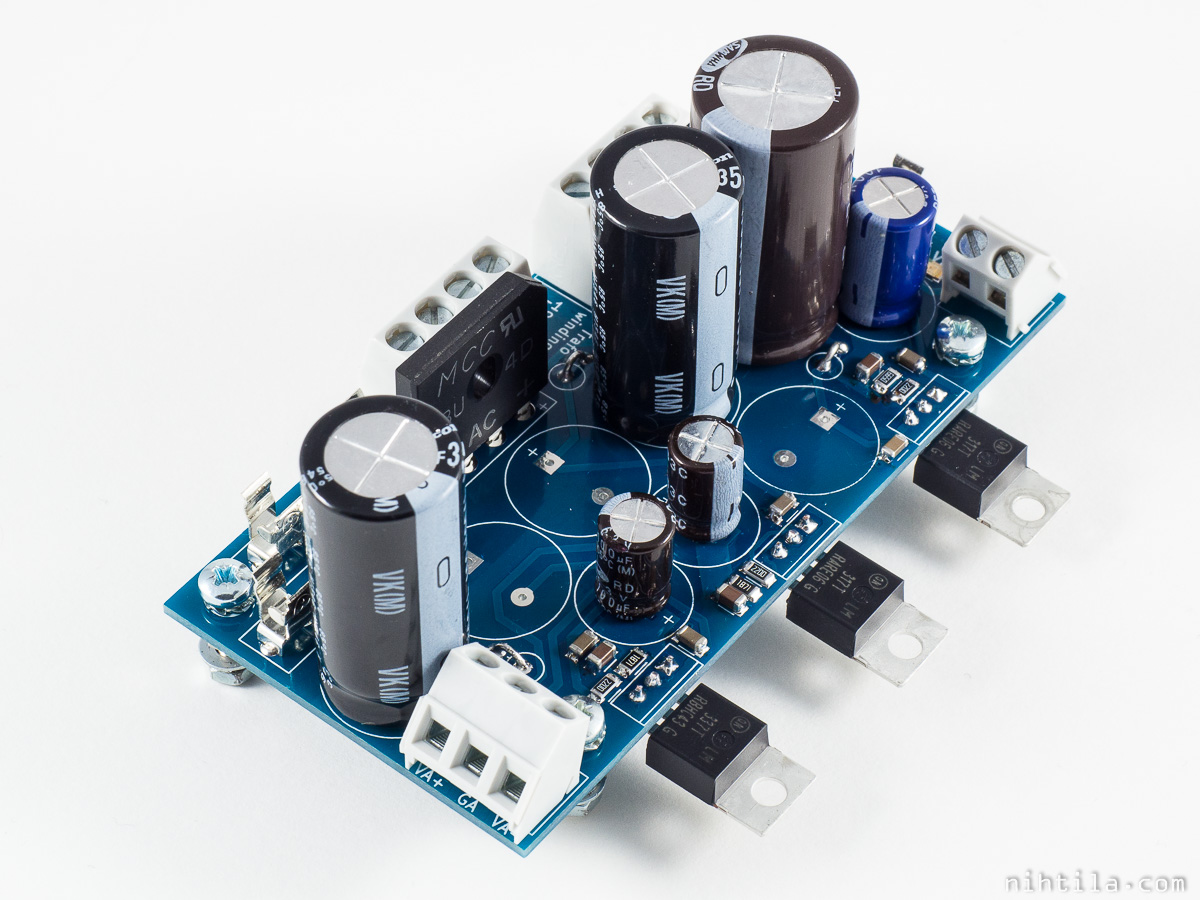 DIY Dual Voltage Adjustable Regulator PSU Linear Power Supply kit for preamp 